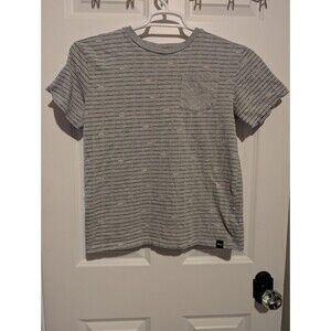 DKNY XL (18-20) Logo Horizontal Juniors Shirt Short Sleeve Y2k Crop Baby Tee